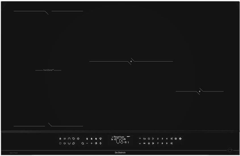 Фото товара: De Dietrich DPI4830B индукционная поверхность