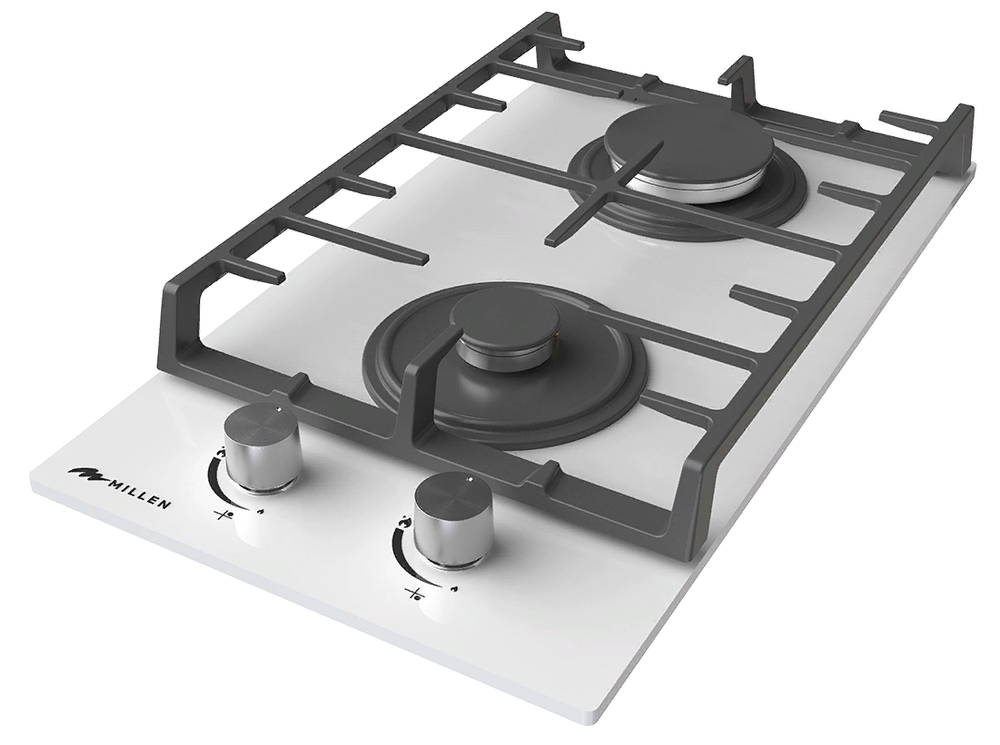 MILLEN MGHG 301 WH Детальное фото товара: MILLEN MGHG 301 WH газовая поверхность