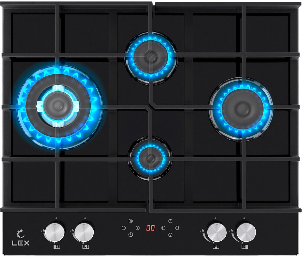 Детальное фото товара: LEX GVG 644 T BL газовая поверхность