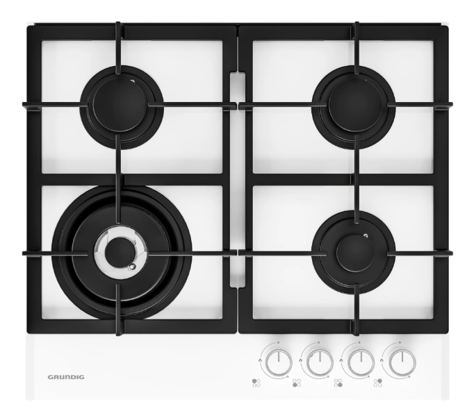 Фото товара: Grundig GIGL 6234250 W газовая поверхность