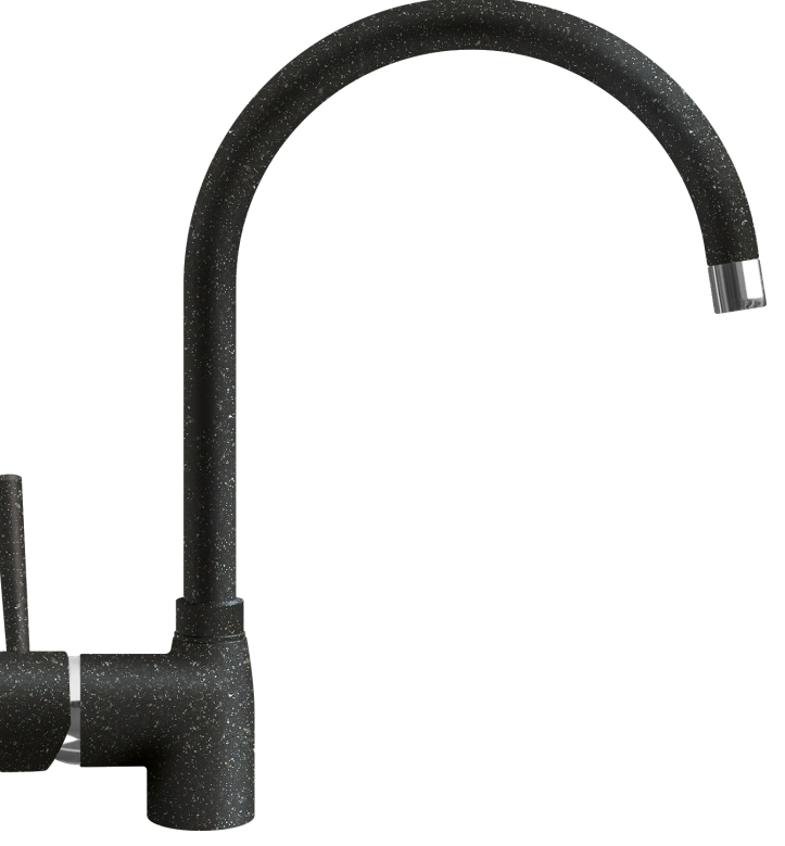 Фото товара: ITALMIX MINIMALE MN 0636 BASALT, смеситель, гранит, черный GR32