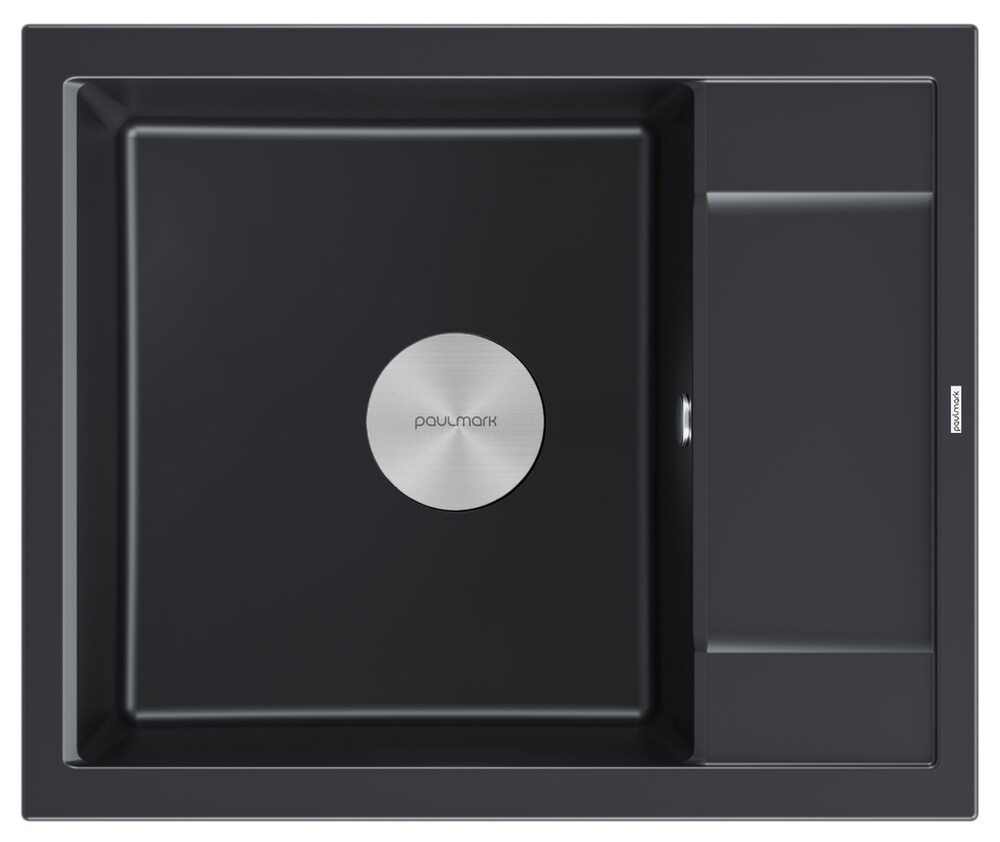 Фото товара: Paulmark FLUGEN 50-600, мойка, гранит, черный металлик