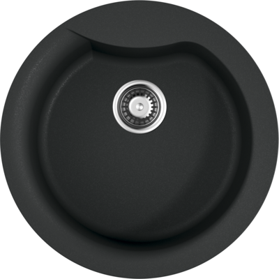 Фото товара: Omoikiri Yasugata 48R-BL, мойка, гранит, черный