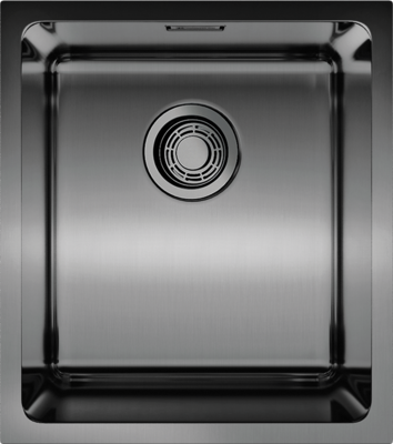 Детальное фото товара: Omoikiri Tadzava 39-U/I-GM, мойка, нержавеющая сталь/вороненая сталь