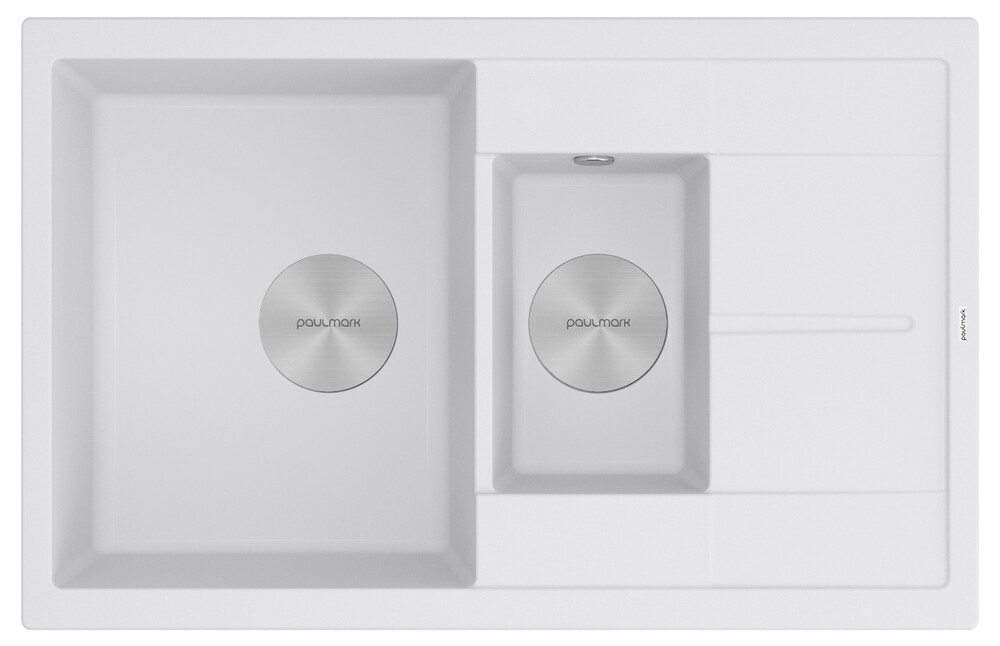Фото товара: Paulmark FLUGEN 60/1,5, мойка, гранит, белый