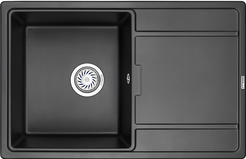 GRANULA 7804 мойка, гранит, турмалин Детальное фото товара: GRANULA 7804 мойка, гранит, турмалин