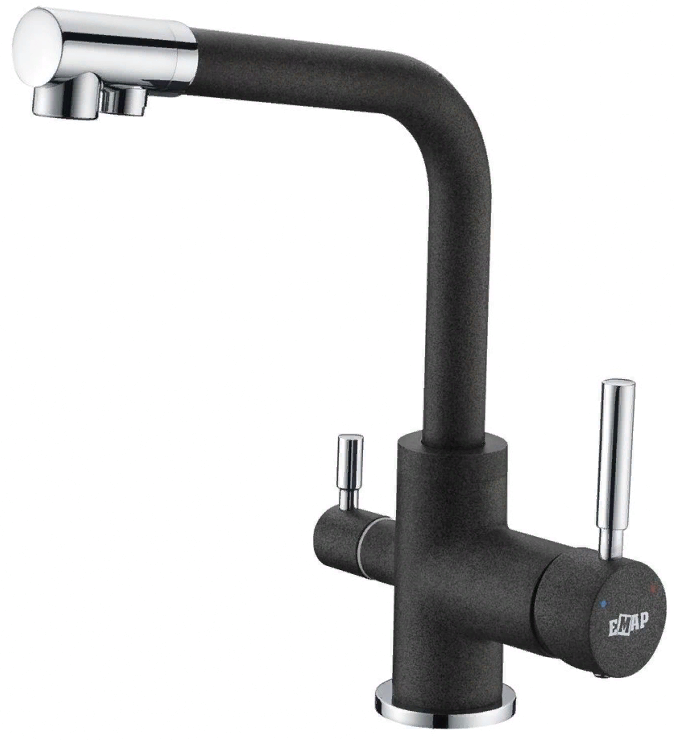 Детальное фото товара: Emar 3003N.8, смеситель, гранит, морион