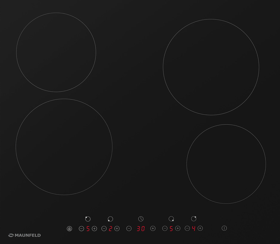 Фото товара: Maunfeld EVCE.594-BK стеклокерамическая поверхность