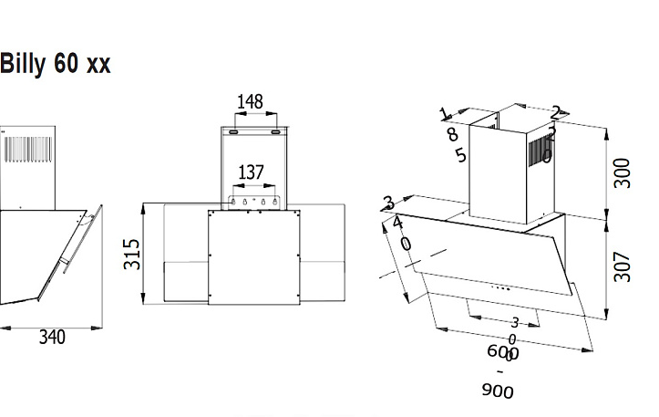Детальное фото товара: Evelux Billy 60 WG