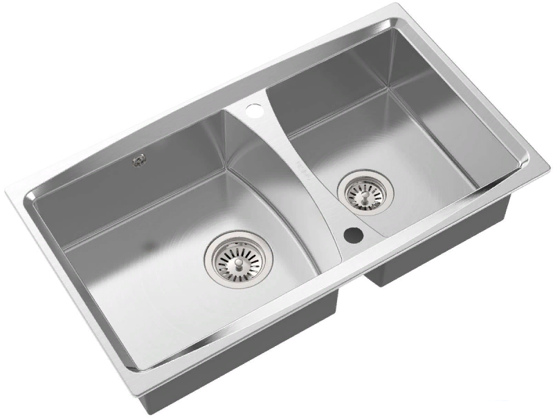 Фото товара: Oulin OL-S8203, мойка, нержавеющая сталь сатин