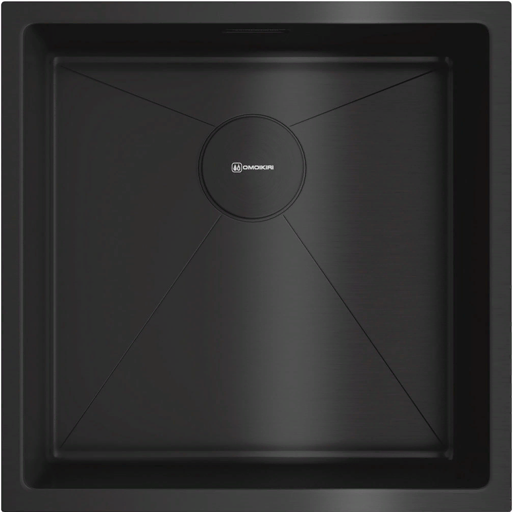 Фото товара: Omoikiri Taki 44-U/IF-GB, мойка, нержавеющая сталь/графит