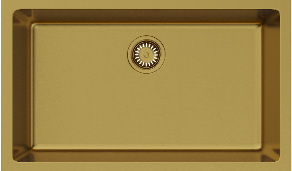 Фото товара: Omoikiri Okinoshima 76-U/I-G Matt, мойка, керамика, золото