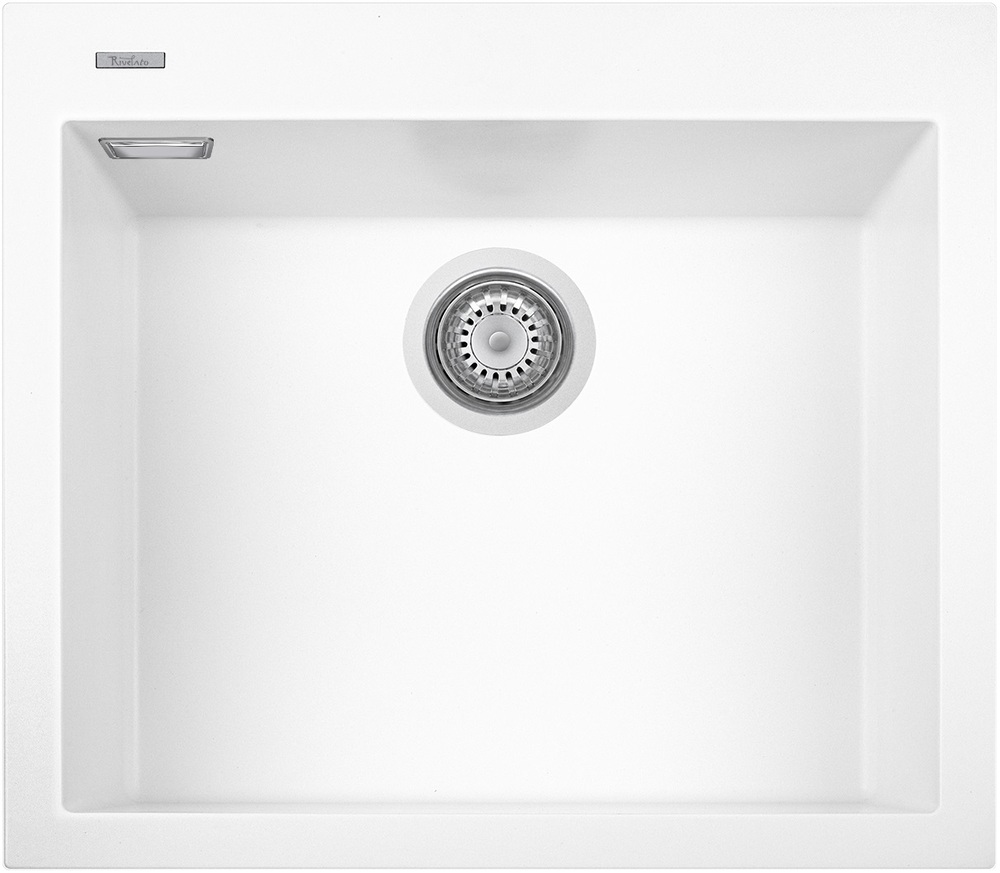 Фото товара: Rivelato ZENO ZN-6051 bianco latte, мойка, керамика, белый