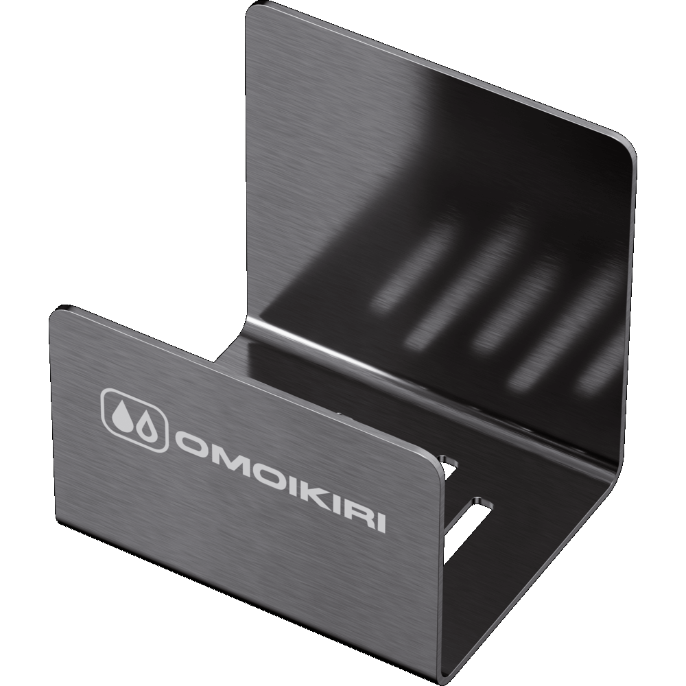 Omoikiri SH-01-GM, держатель для губки, вороненая сталь Фото товара: Omoikiri SH-01-GM, держатель для губки, вороненая сталь