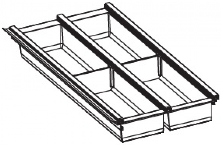 Фото товара: Ninka Cuisio Aqua 300, Innotech Hettich, лоток для столовых приборов, графит