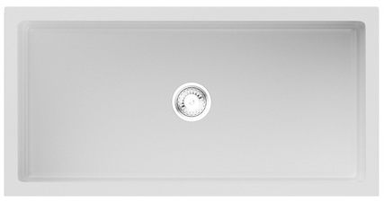 Фото товара: Omoikiri Mikura 91-WH Glossy, мойка, керамика, белый глянцевый
