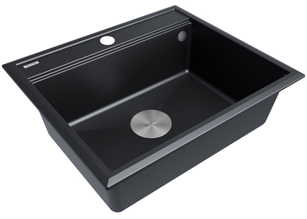 Детальное фото товара: Paulmark STEPIA-590, мойка, гранит, черный металлик