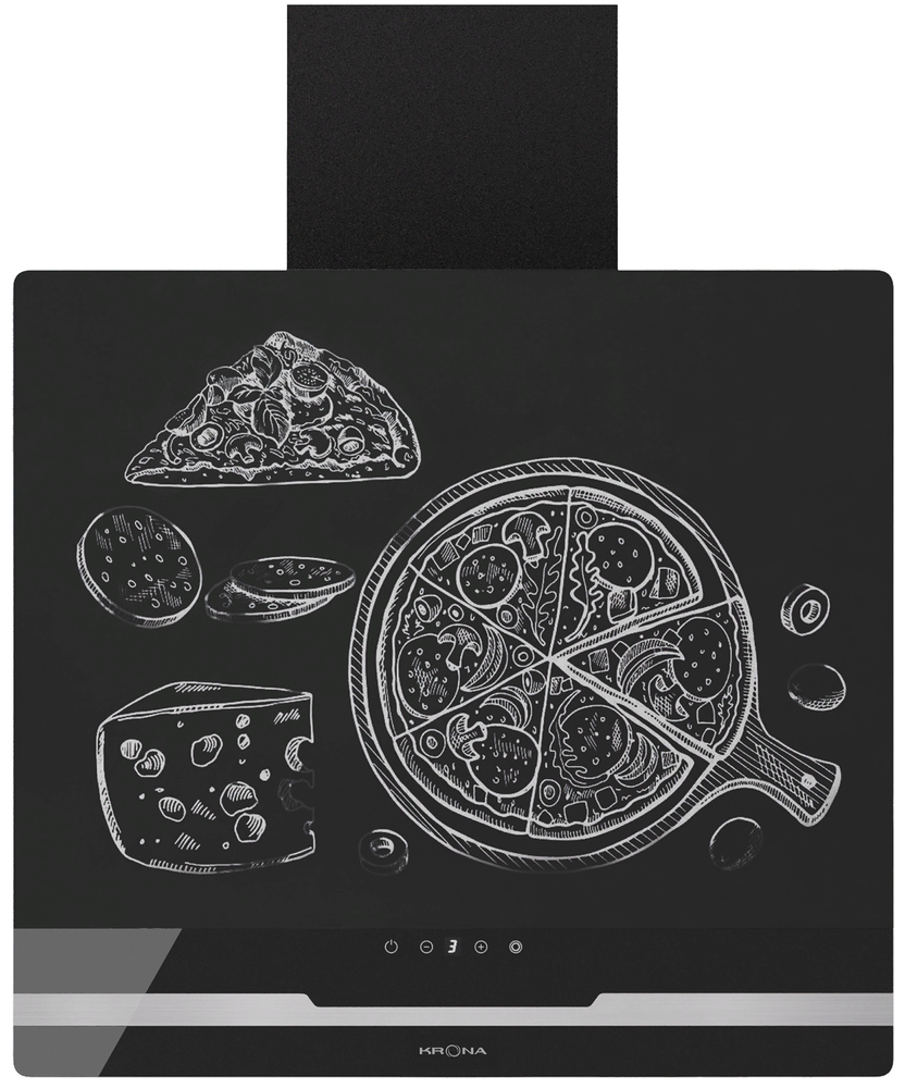 Фото товара: Krona DOMENIKA 600 BLACK/INOX S