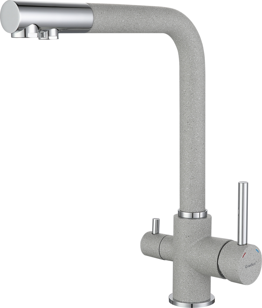 Фото товара: GranFest 3611, смеситель, мрамор, серый