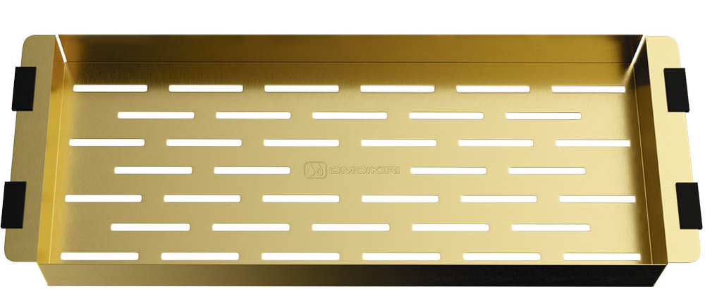 Фото товара: Omoikiri СО-06-LG, коландер, нержавеющая сталь/светлое золото