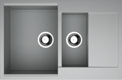 Фото товара: Omoikiri Daisen 78-2 GR, мойка, гранит, leningrad grey