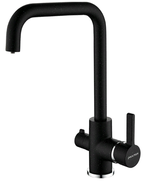 Фото товара: Paulmark LOGAS, смеситель, гранит, черный
