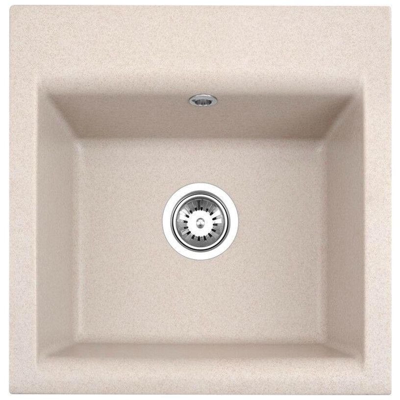 Фото товара: ALVEUS GEM 10 GRANITAL G55, мойка, гранит, бежевый (в комплекте с сифоном 1130548)