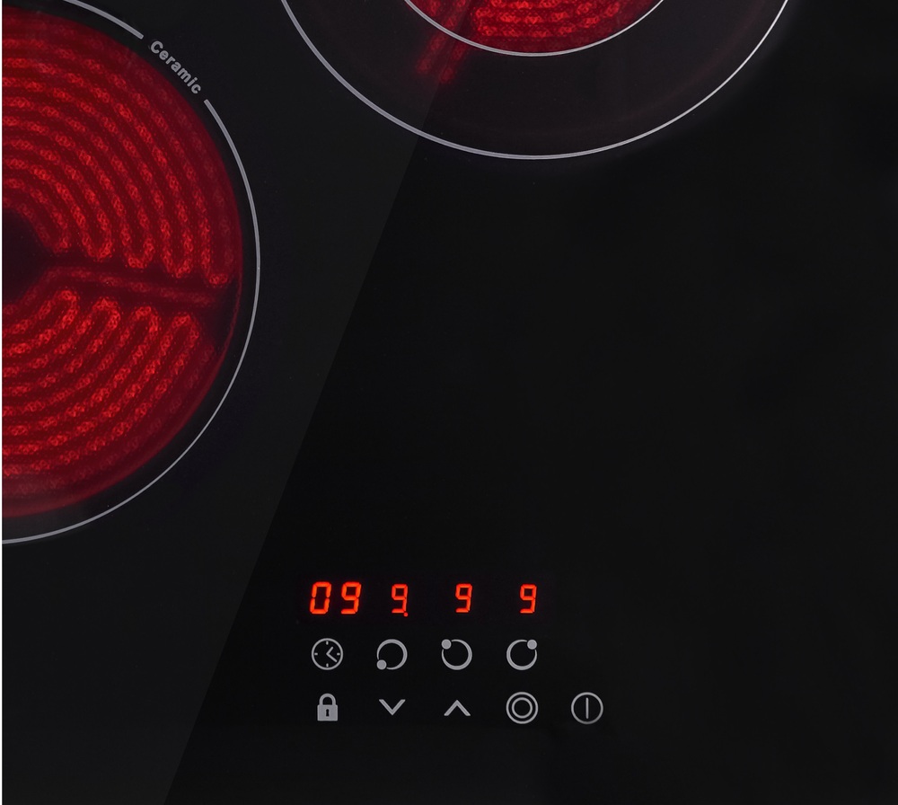 Детальное фото товара: Evelux HEV 431 B стеклокерамическая поверхность