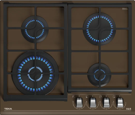 Фото товара: Teka GZC 64320 XBN LONDON BRICK BROWN газовая поверхность