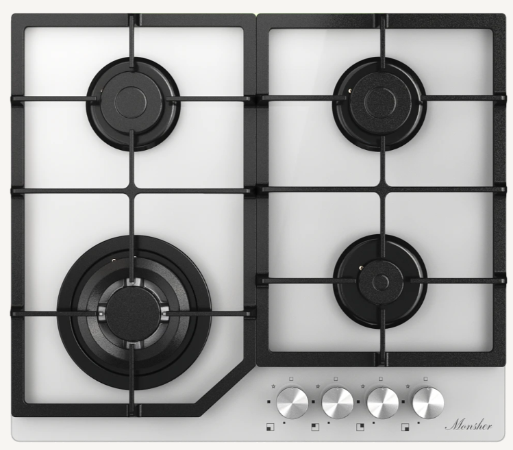 Фото товара: Monsher MGG 63 Blanc газовая поверхность