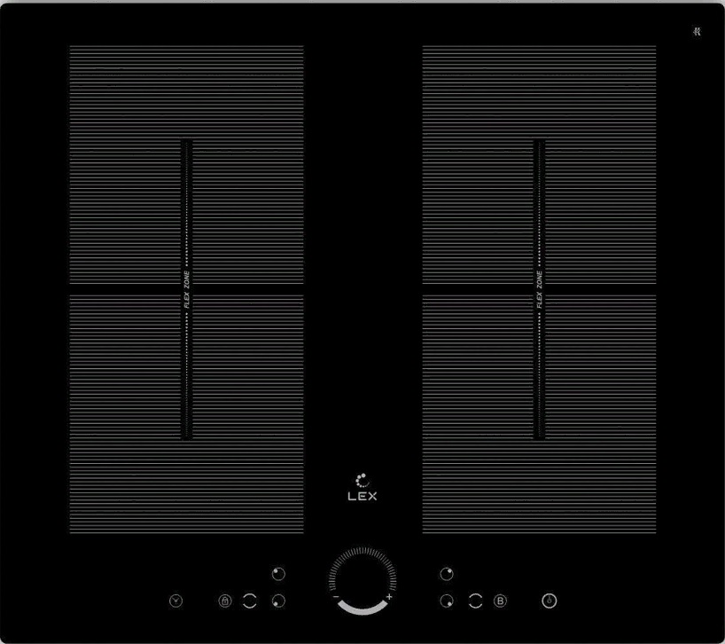 Детальное фото товара: LEX EVI 640 F BL индукционная поверхность