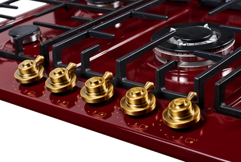 Детальное фото товара: Kuppersberg FV9TGRZ BOR Bronze газовая поверхность