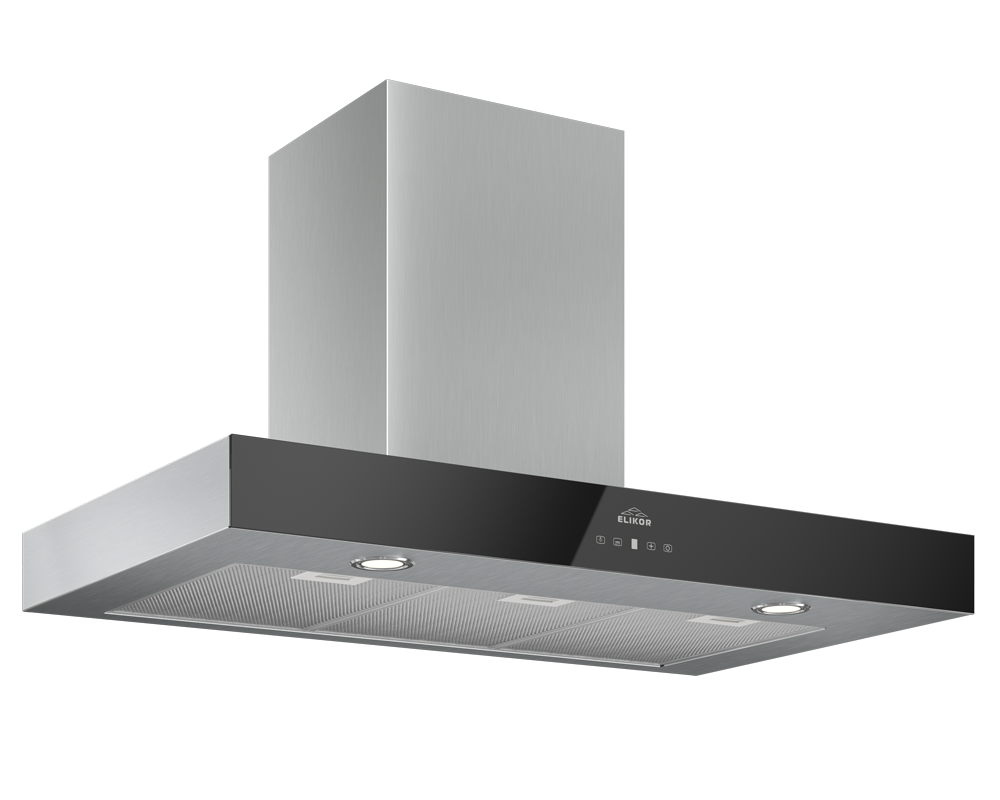 Фото товара: Elikor Агат 90Н-1000-Е4Д нерж/черный