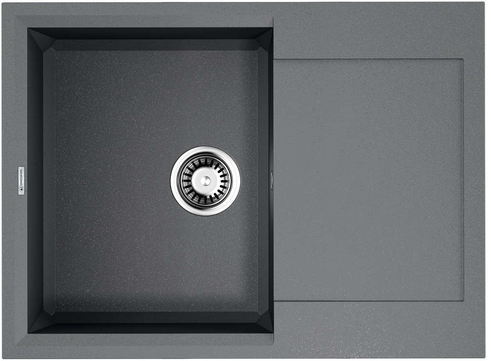 Фото товара: Omoikiri Sakaime 68-GR, мойка, гранит, leningrad grey