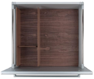 Фото товара: Tecnoinox вставка для столовых приборов Fineline 60, B50 для высокого ящика, темный орех