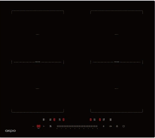 Фото товара: AKPO PIA 6094122FZ-2 BL индукционная поверхность