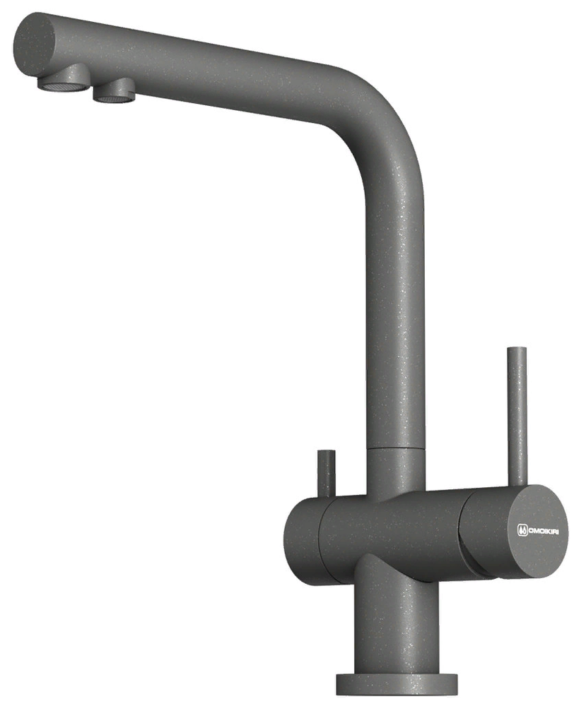 Фото товара: Omoikiri Nagano-P-PL, смеситель, гранит, платина