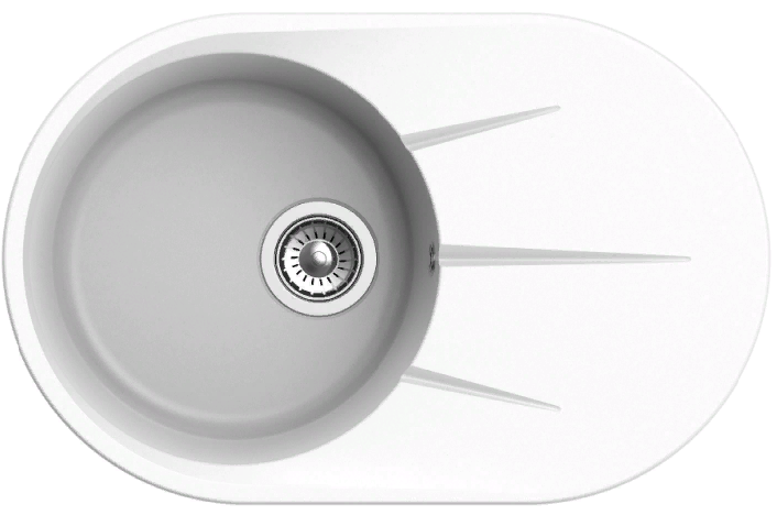 Ewigstein Rund R- 50F, мойка, гранит, иней Фото товара: Ewigstein Rund R- 50F, мойка, гранит, иней