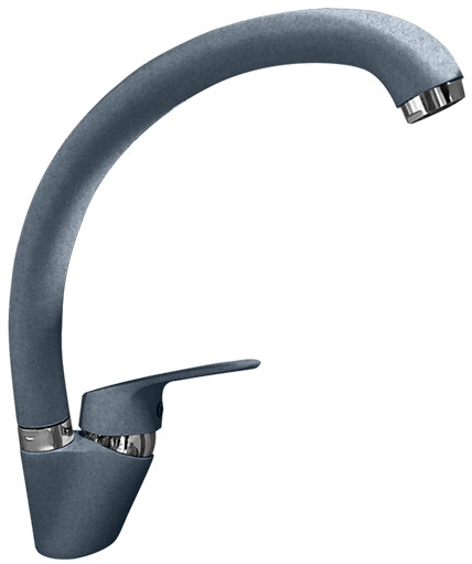 Фото товара: GranFest 3323, смеситель, мрамор, графит