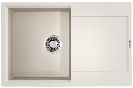 Фото товара: Omoikiri Daisen 78T-WH, мойка, гранит, белый