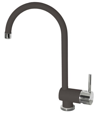 Фото товара: ALVEUS ARC 110 CARBONE - G91, смеситель, гранит, карбон