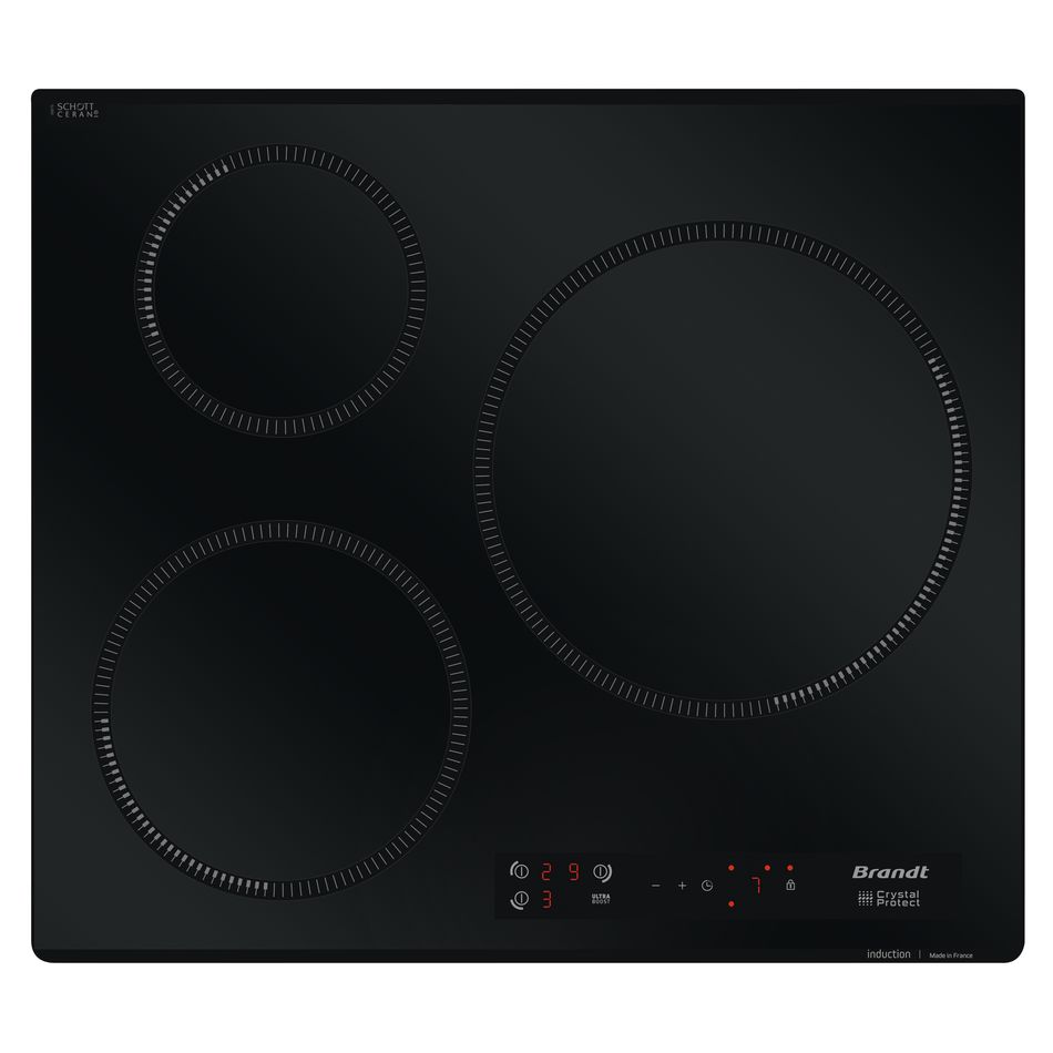 Фото товара: Brandt BPI2638UB индукционная поверхность