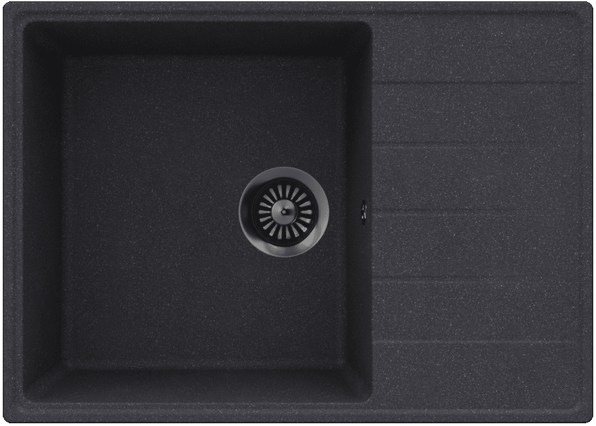 Фото товара: Maunfeld Lacrima 700 MFQS-700DGR, мойка, гранит, темно-серый