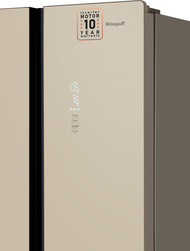 Детальное фото товара: Weissgauff WCD 450 BEG NoFrost Inverter