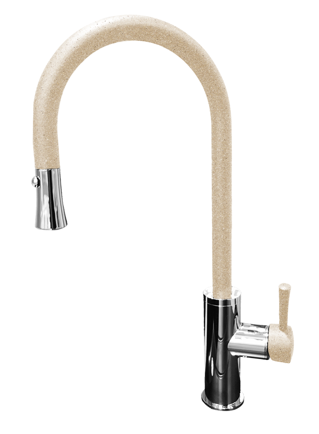 Фото товара: GranFest 7652, смеситель, мрамор, кашемир