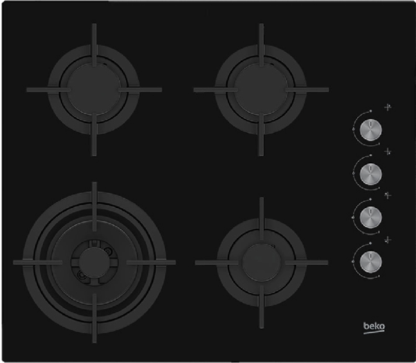 Фото товара: Beko HILW 64122 S газовая поверхность
