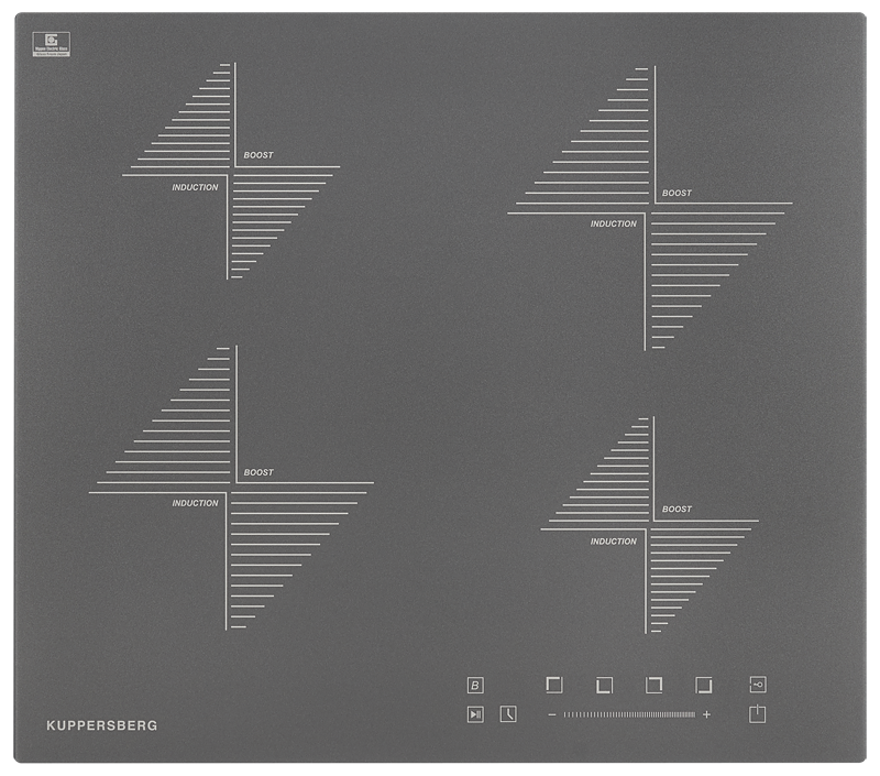 Фото товара: Kuppersberg ICS 604 GR индукционная поверхность