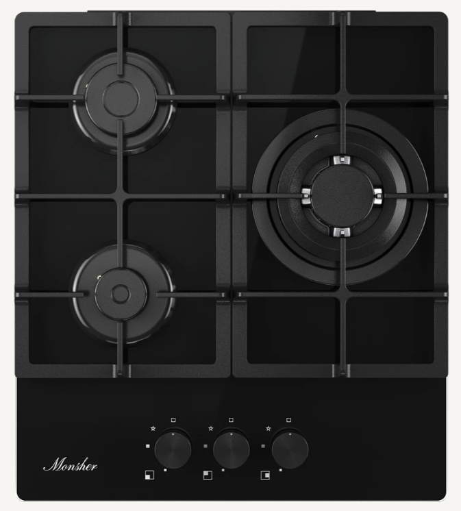 Фото товара: Monsher MGG 43 Noir газовая поверхность