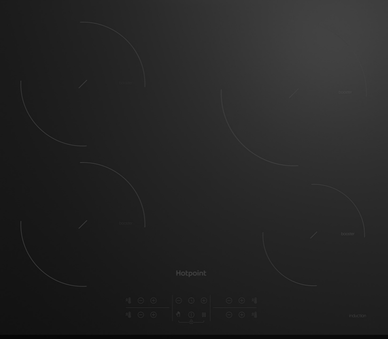 Фото товара: Hotpoint HB 1560S BF индукционная поверхность