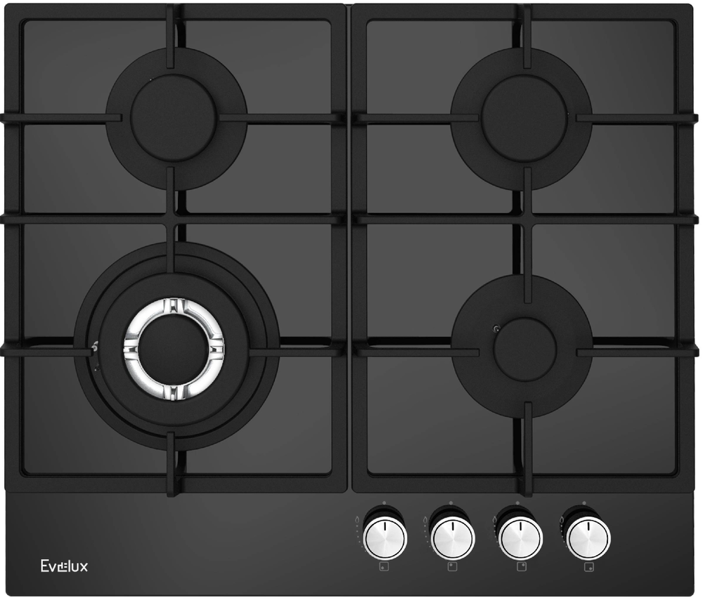 Фото товара: Evelux HEG 655 BG газовая поверхность